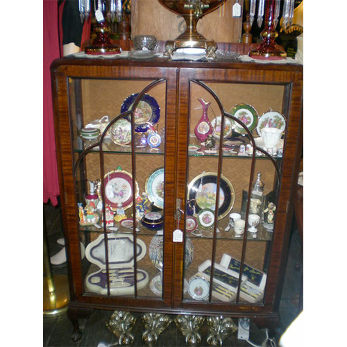 English Mahogany China Cabinet