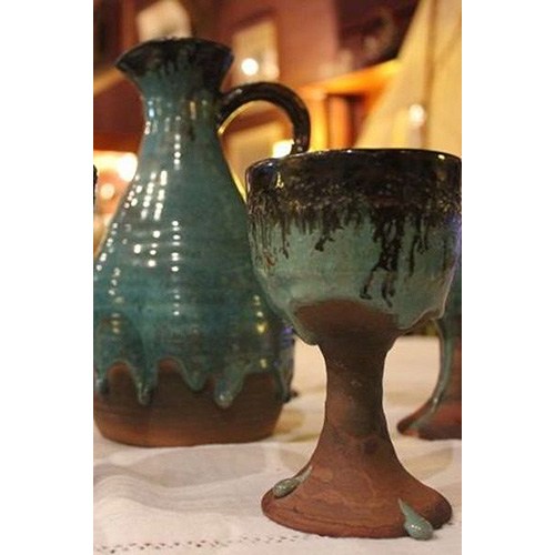 Hatton-Beck Carafe and Goblets