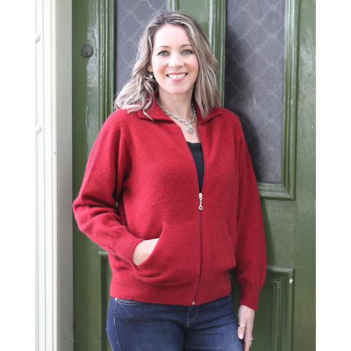 Lothlorian Plain Zip Cardigan with Pockets