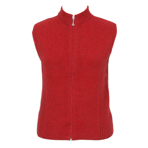 Lothlorian Zip Vest with Rib Detail
