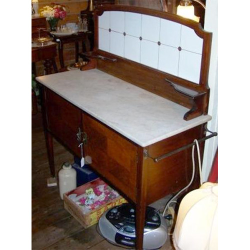 Marble-top-washstand