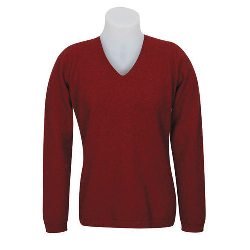 Native World V-Neck Plain Sweater