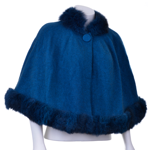 McDonald Fur Trim Cape