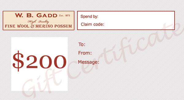 $200 Gift Voucher