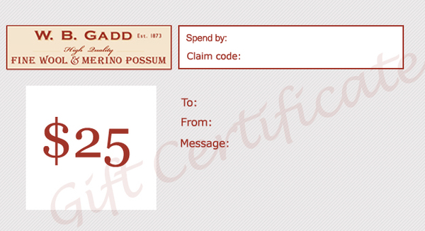$25 Gift Voucher