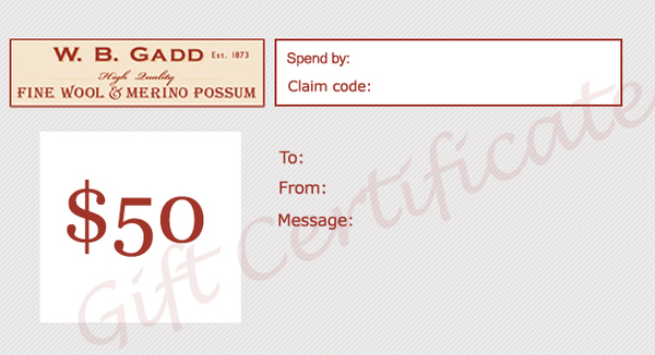 $50 Gift Voucher